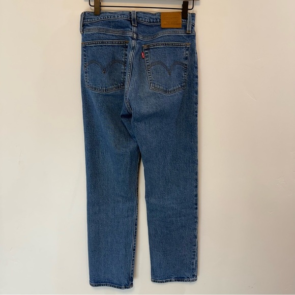 LEVI'S Wedgie Straight Leg Jeans High Rise Button Fly in size 26z - Picture 7 of 11